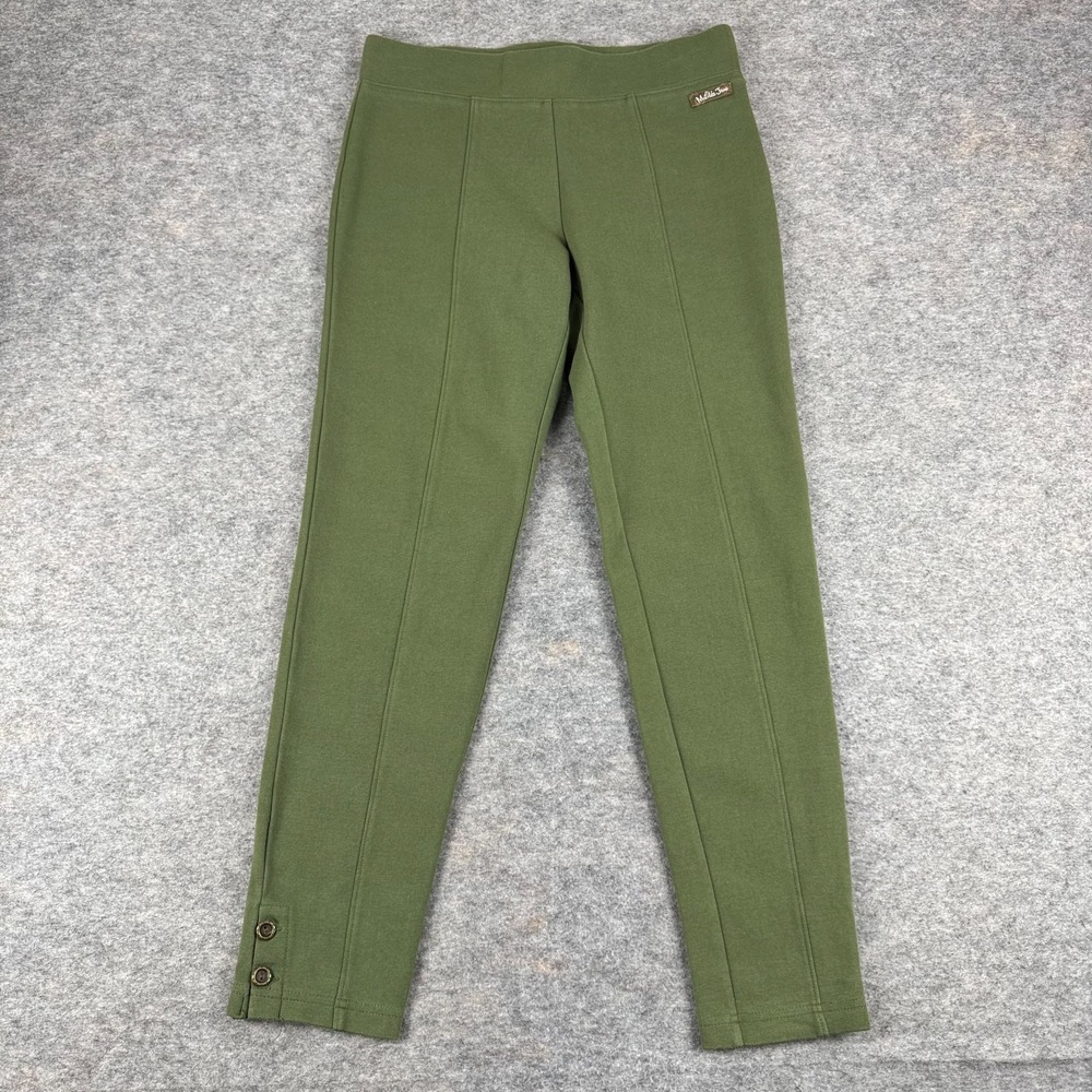 Matilda Jane Secret Fields Ponte Pants 27" Green Womens Small S